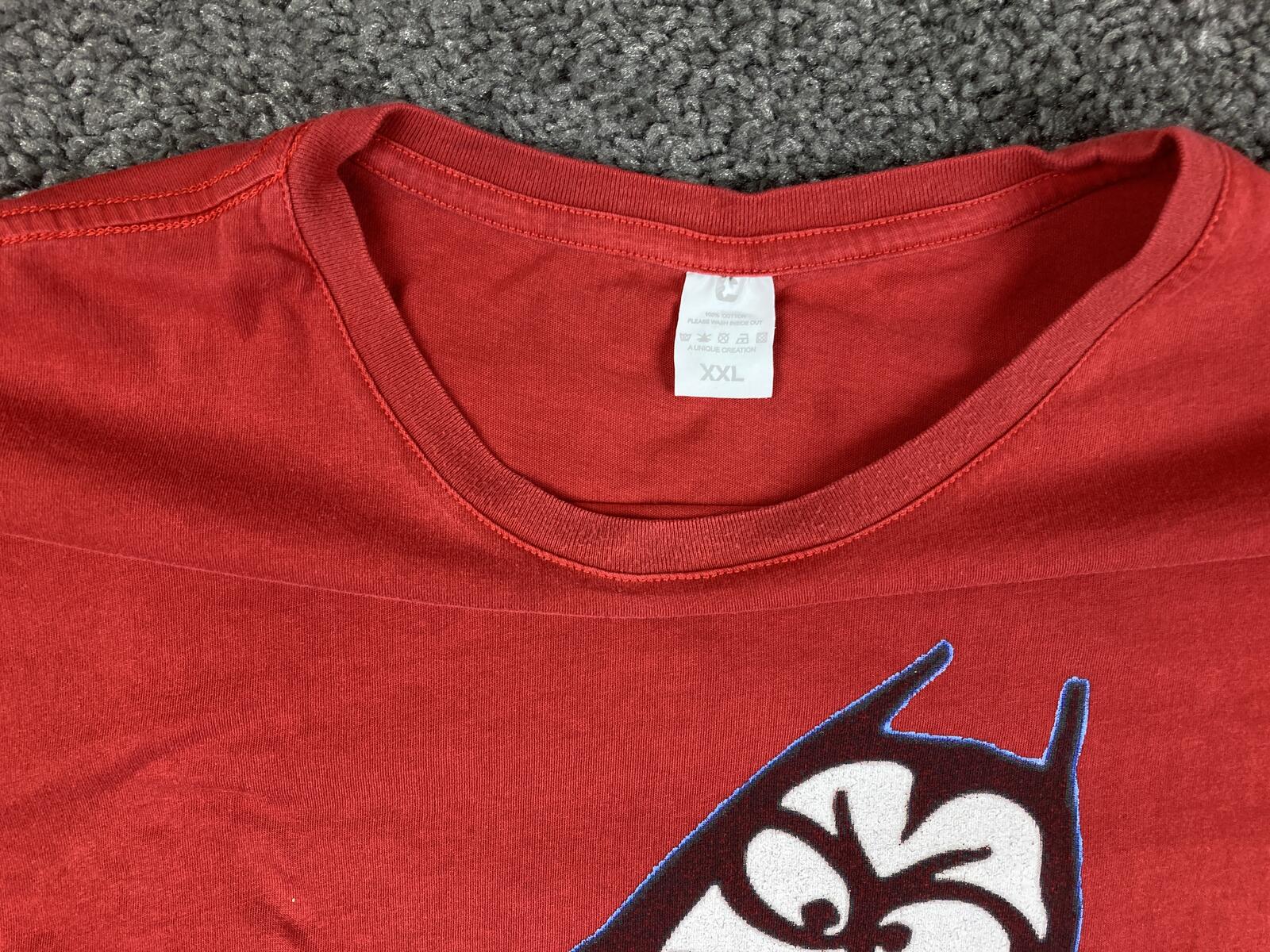 Vintage The Aquabats Lil’ Bat Graphic T-Shirt Red XXL Ska Punk Band Mascot  2XL
