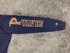 Champion Pepperdine Waves Long Sleeve Shirt Navy Blue Mens NCAA Sz Large
