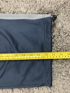 Nike Therma-FIT Training Pants Mens Navy Blue Fleece Sweatpants Open Hem Grey XL