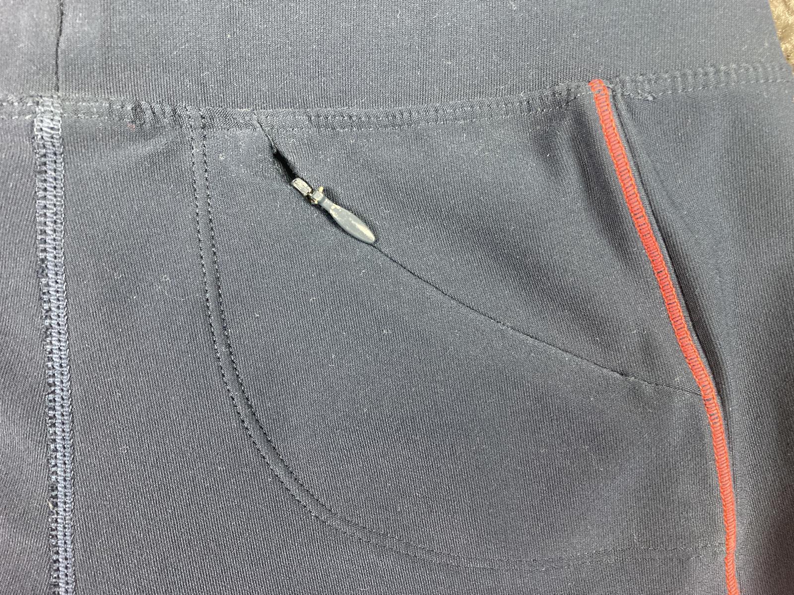 NIKE Dri-FIT Women's S(4-6) Navy Blue Orange Capri Athletic Leggings Running Gym