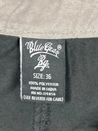 Blue Gear Cargo Shorts Mens Size 36 Black Utility Work Hiking Pockets