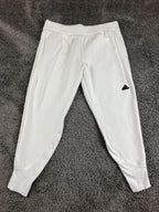 Adidas ZNE Pants Mens White AEROREADY Tapered Joggers Sweatpants Sz XL