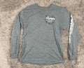 Sturgis Motorcycle Rally 2023 Mt Rushmore Long Sleeve Shirt Large Gray