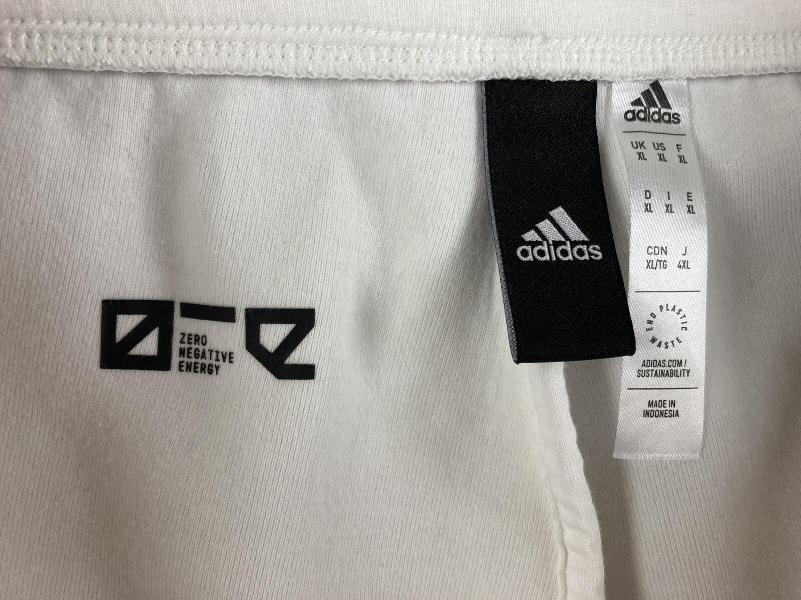Adidas ZNE Pants Mens White AEROREADY Tapered Joggers Sweatpants Sz XL