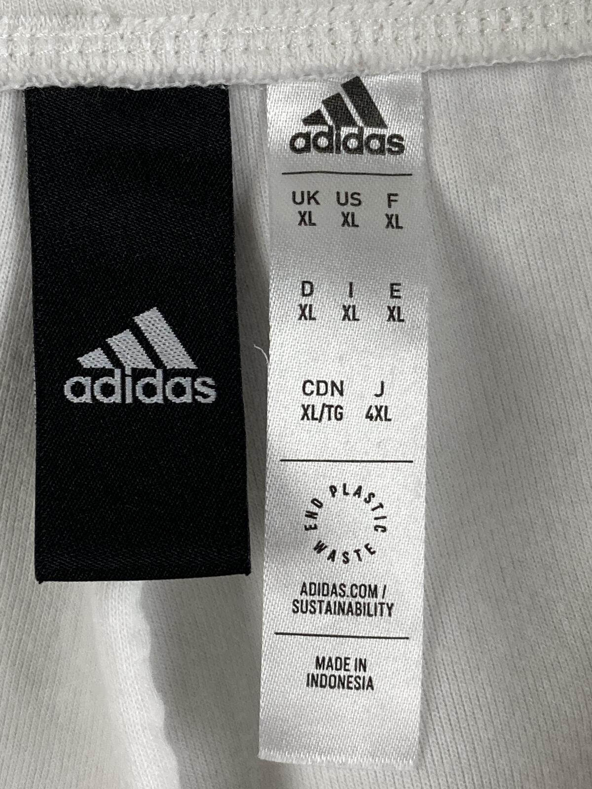 Adidas ZNE Pants Mens White AEROREADY Tapered Joggers Sweatpants Sz XL