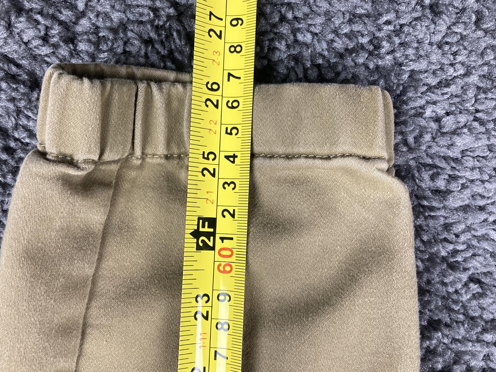 Ezekiel Jogger Pants Mens 32 Khaki Stretch Chino Tapered Elastic Gathered Ankle