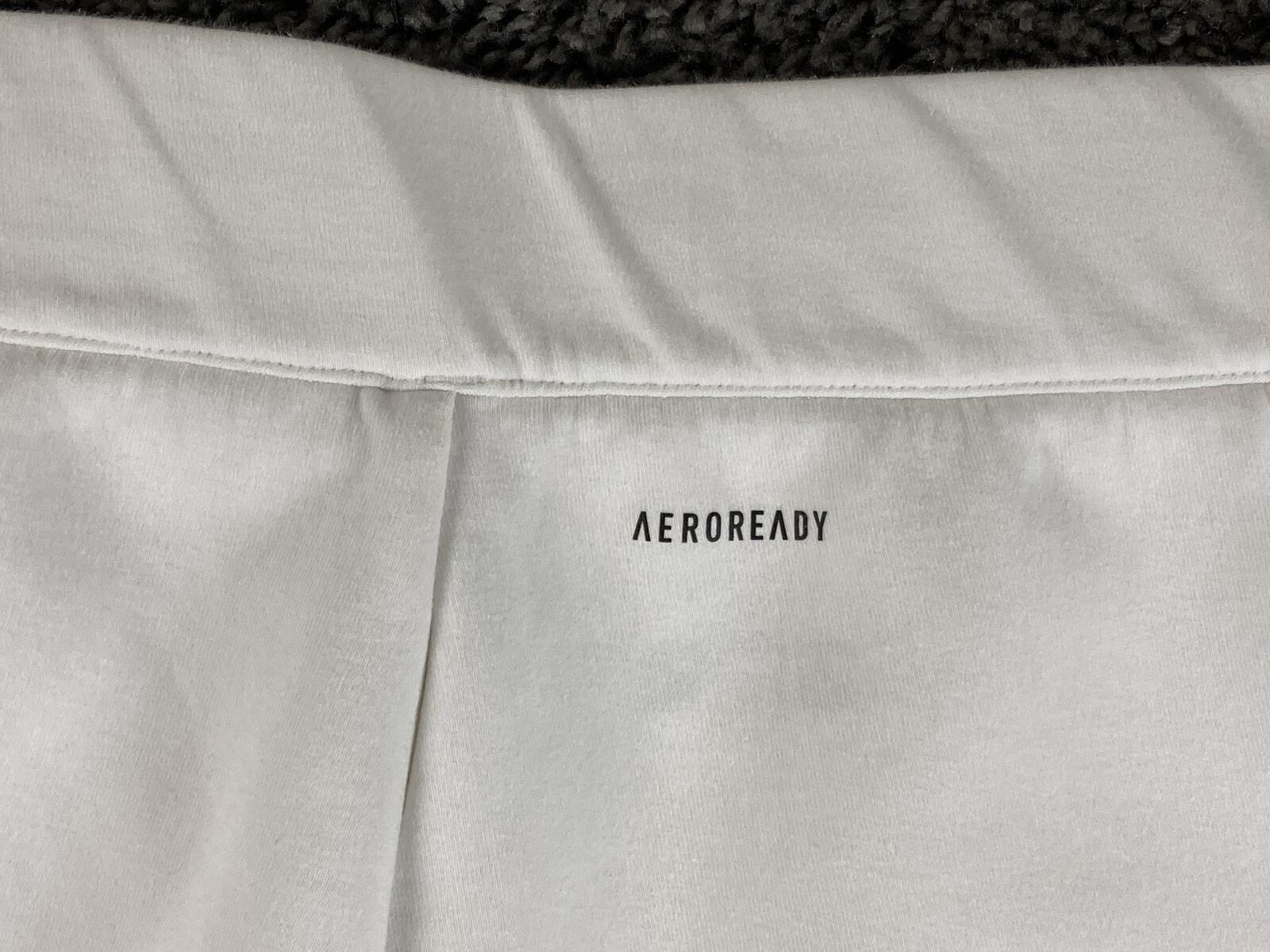 Adidas ZNE Pants Mens White AEROREADY Tapered Joggers Sweatpants Sz XL
