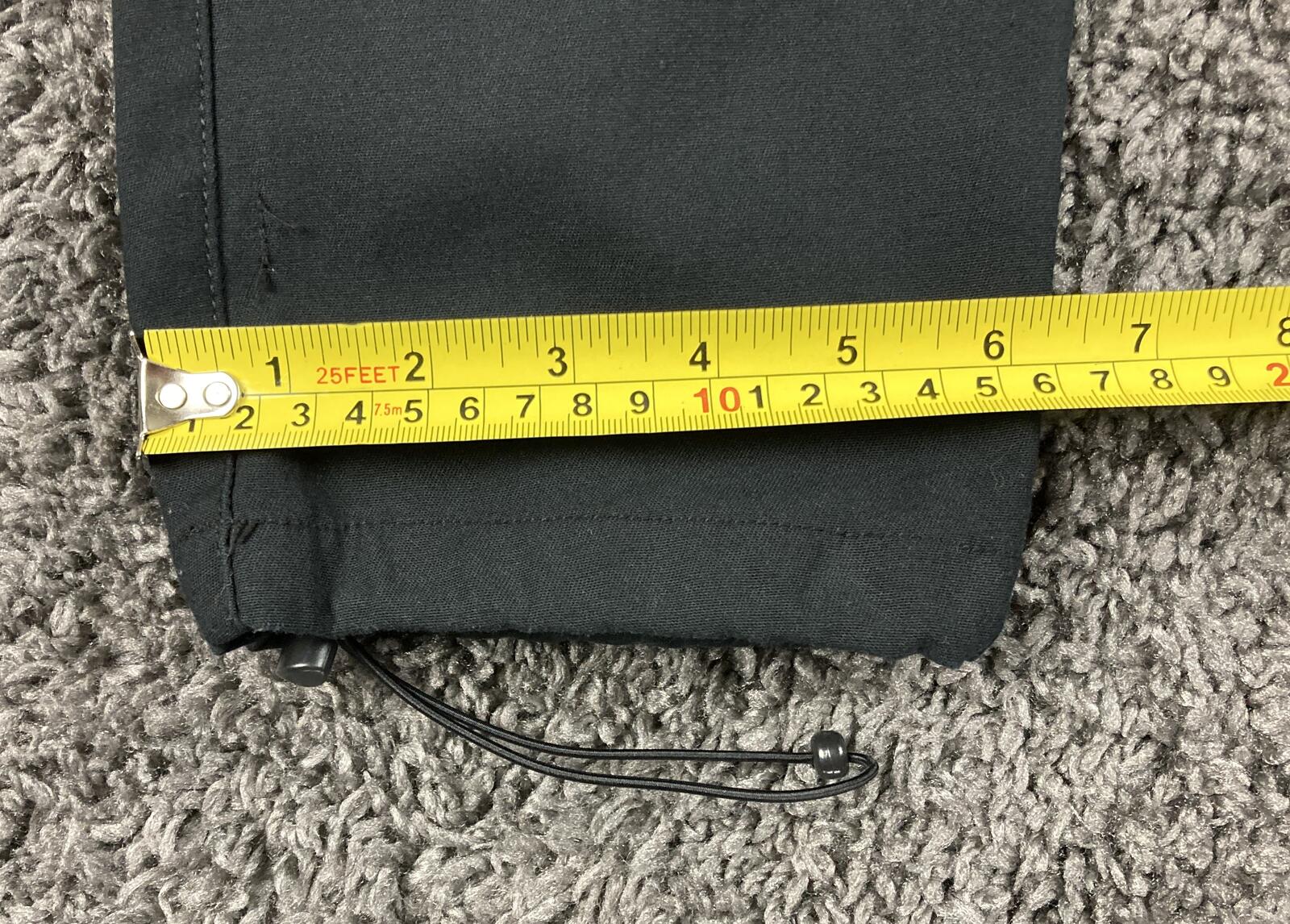 WXYZ Los Angeles Men's Tech Cargo Jogger Pants Black Drawstring Utility  Size L