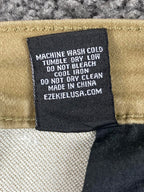 Ezekiel Jogger Pants Mens 32 Khaki Stretch Chino Tapered Elastic Gathered Ankle