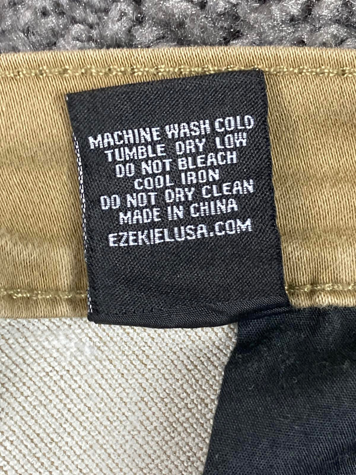 Ezekiel Jogger Pants Mens 32 Khaki Stretch Chino Tapered Elastic Gathered Ankle