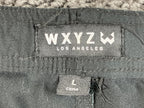 WXYZ Los Angeles Men's Tech Cargo Jogger Pants Black Drawstring Utility  Size L