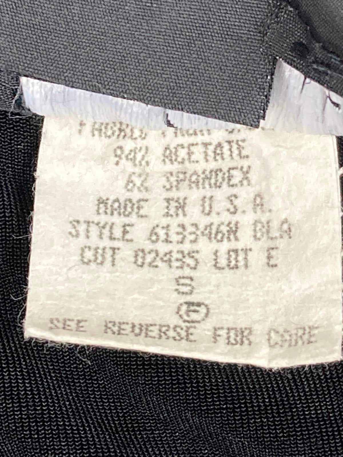 Carole Little Vintage Black Maxi Skirt Womens Small USA