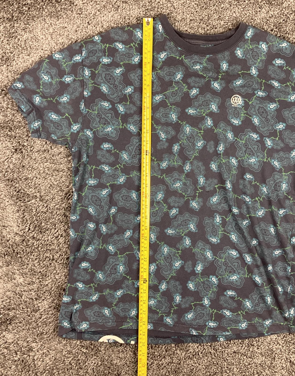 10 Deep 10th Div Garment Supply Paisley Graphic Shirt Mens XL