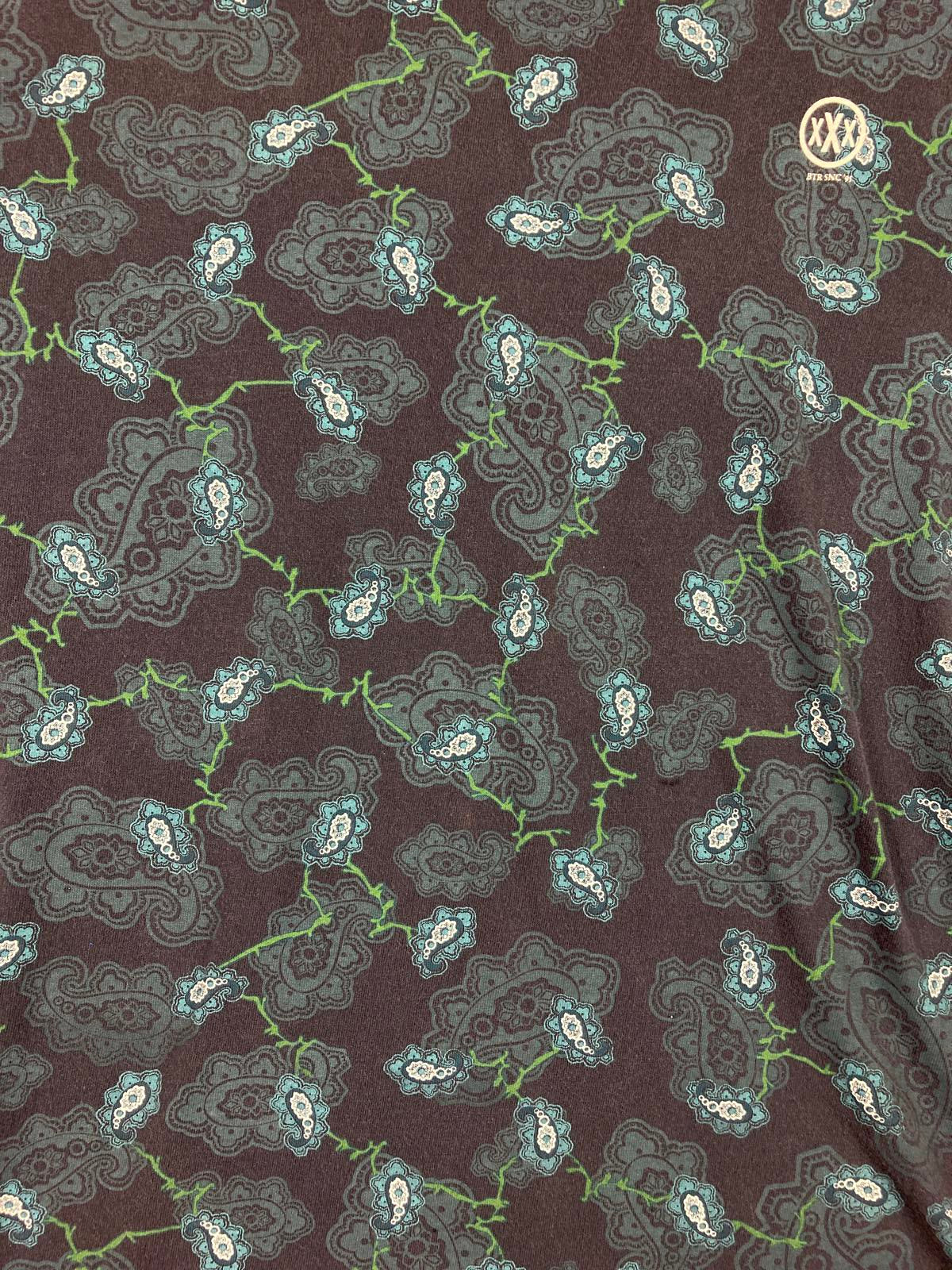 10 Deep 10th Div Garment Supply Paisley Graphic Shirt Mens XL