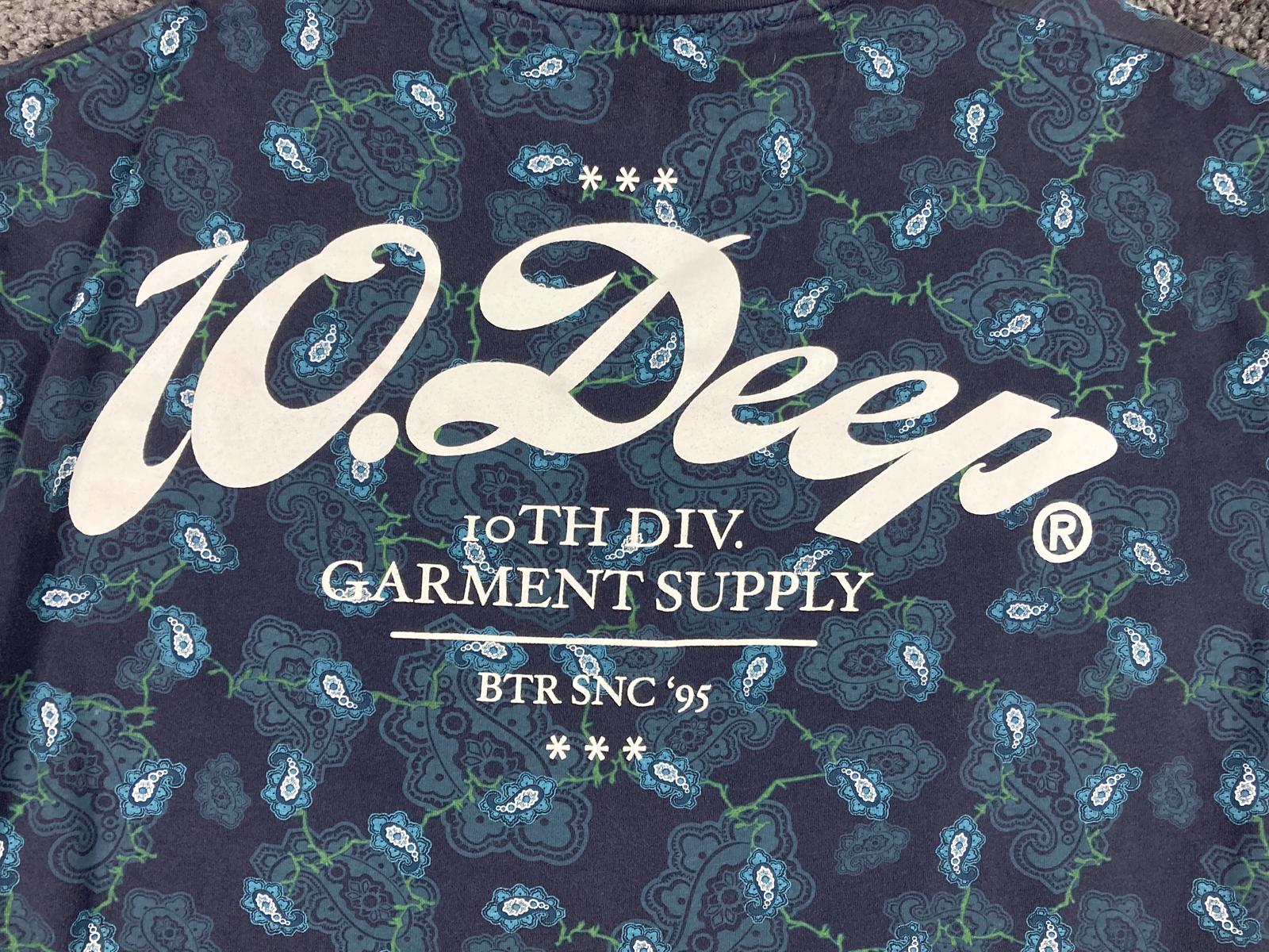 10 Deep 10th Div Garment Supply Paisley Graphic Shirt Mens XL