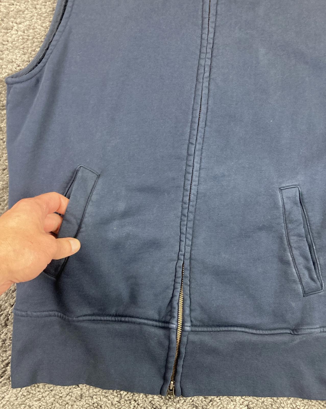 Dickie Walker Vest Sleeveless Sweater Full Zip Size M