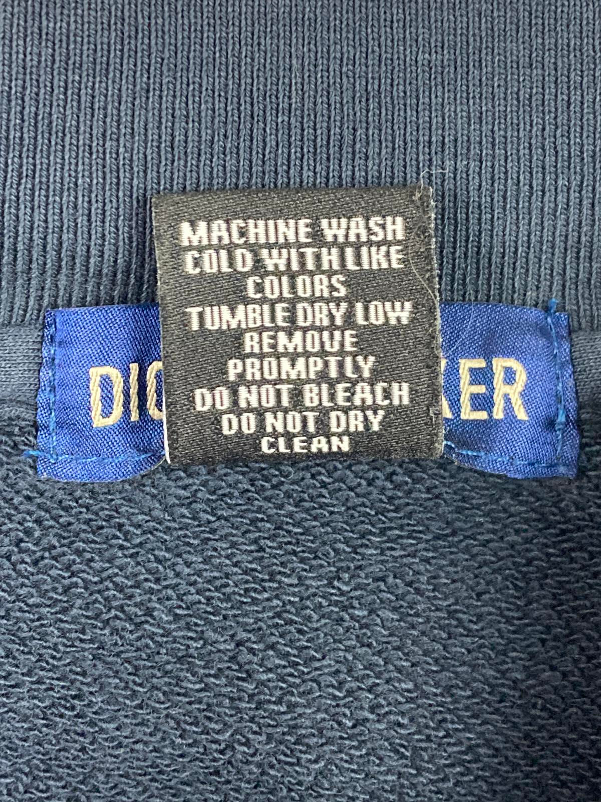Dickie Walker Vest Sleeveless Sweater Full Zip Size M