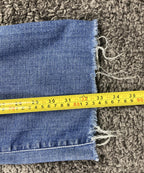 7 For All Mankind Austyn Mens Jeans 38 Blue Stretch Denim Raw Hem