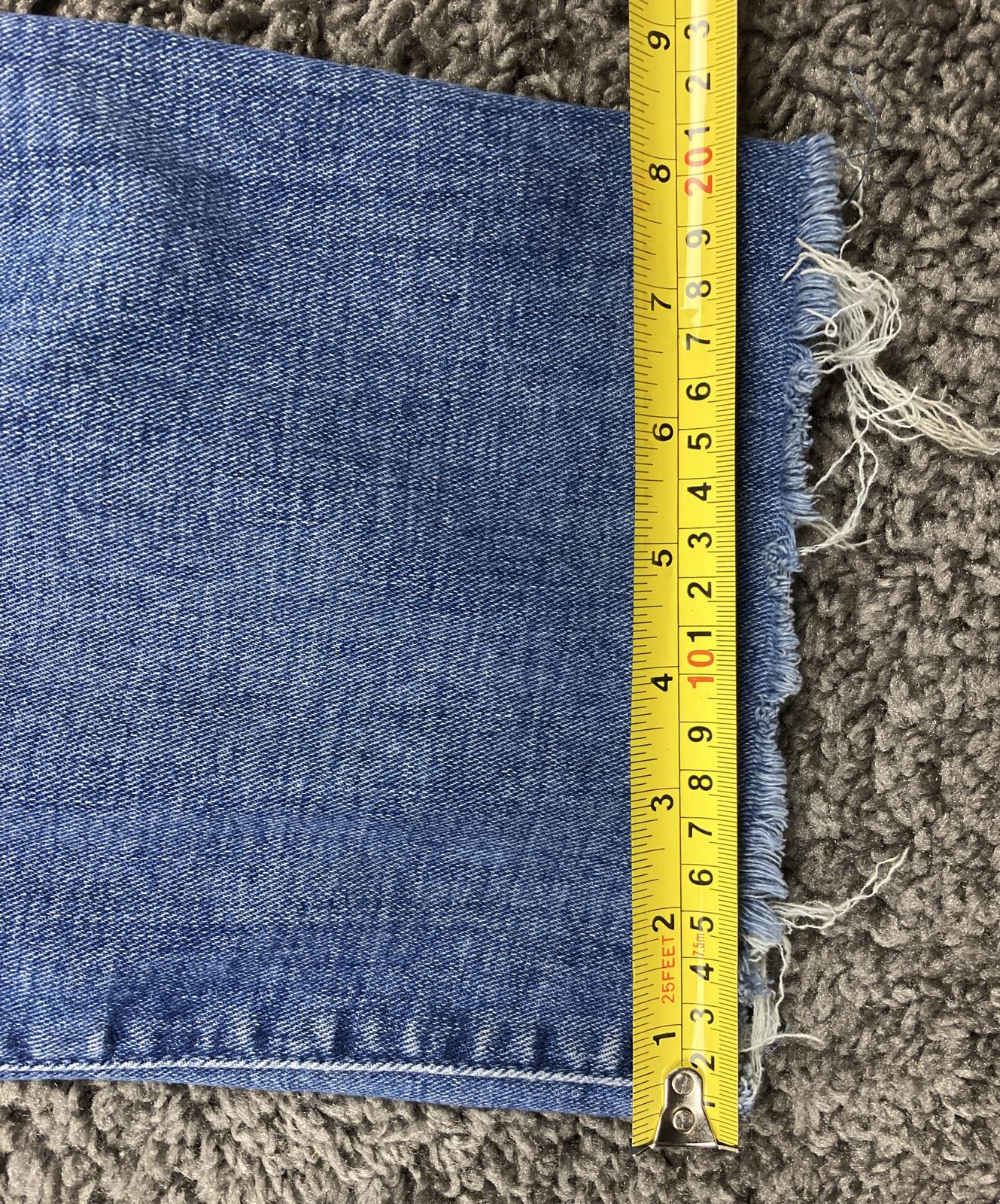 7 For All Mankind Austyn Mens Jeans 38 Blue Stretch Denim Raw Hem