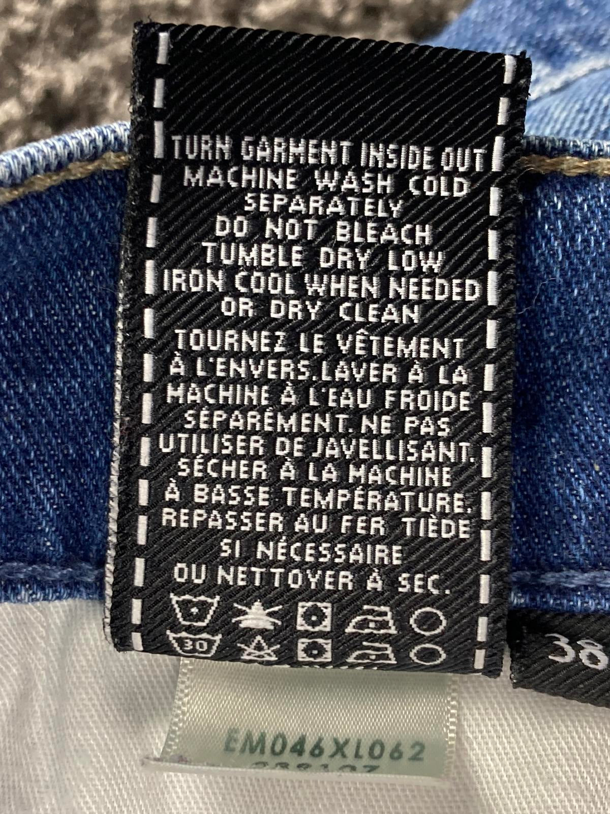 7 For All Mankind Austyn Mens Jeans 38 Blue Stretch Denim Raw Hem