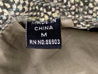 GUESS Tweed Wool Blend Coat Womens  Green Double Breasted Pea Coat Vintage Sz M