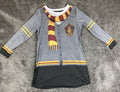 Harry Potter Nightgown Women's Gray Gryffindor Costume Sleep Shirt Sz XL