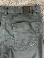 prAna Bridger Slim Fit Pants Men Black Organic Cotton Stretch Hiking Casual