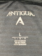 Antigua Los Angeles Lakers Polo Shirt Mens L Black Embroidered Logo
