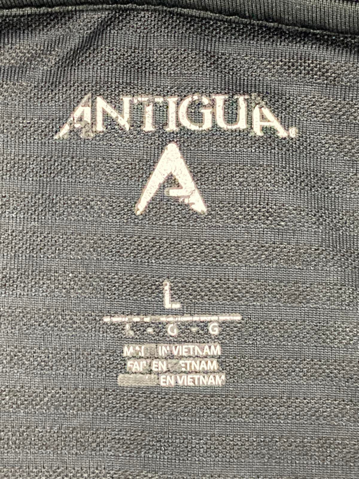 Antigua Los Angeles Lakers Polo Shirt Mens L Black Embroidered Logo
