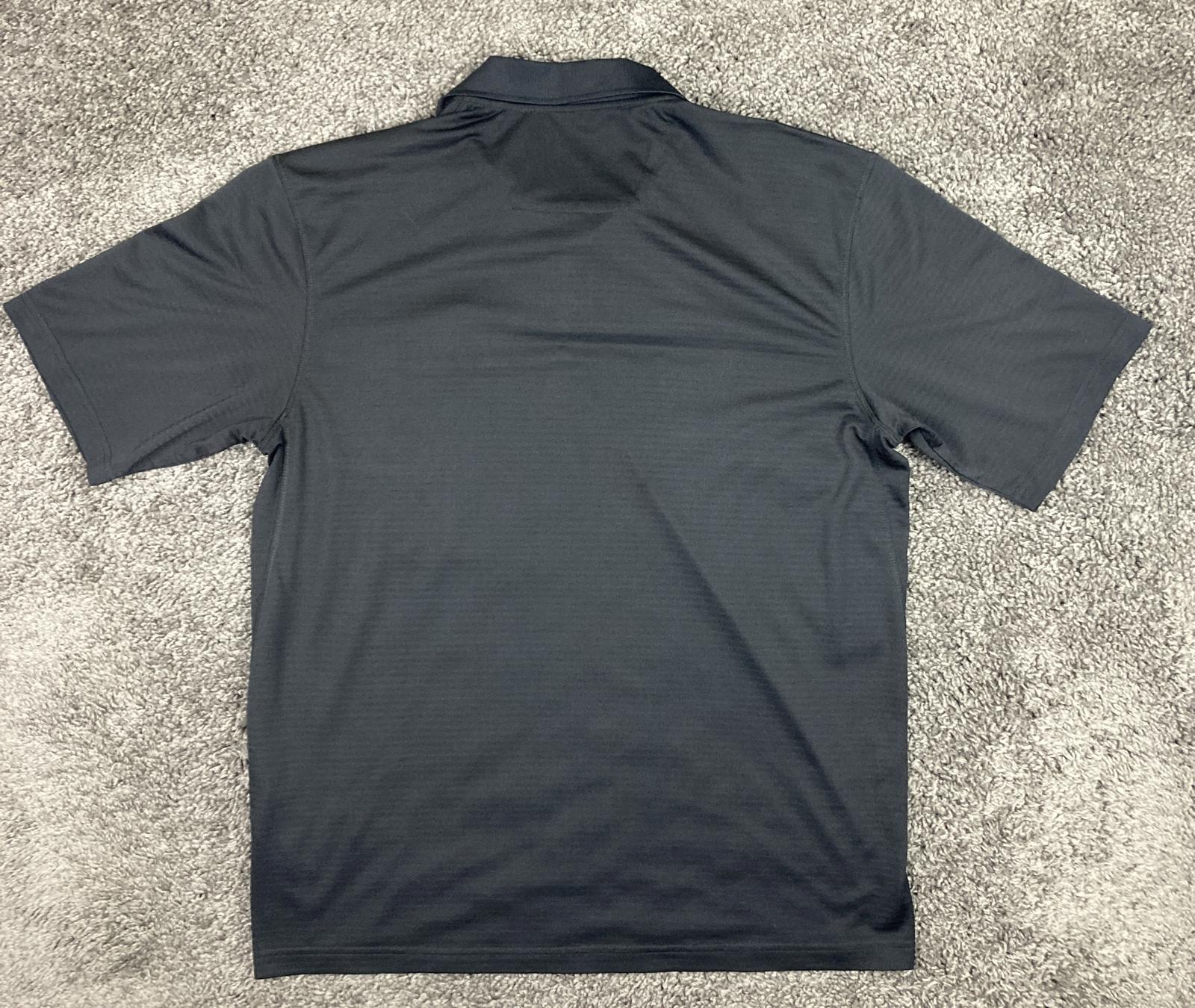 Antigua Los Angeles Lakers Polo Shirt Mens L Black Embroidered Logo