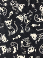 Folter Skeleton Cat Skirt Glow In The Dark Halloween Gothic Rockabilly Sz 4X