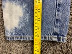 PacSun 90s Boyfriend Jeans Womens Sz 23 Blue Bleach Splatter Tie Dye 100% Cotton