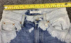PacSun 90s Boyfriend Jeans Womens Sz 23 Blue Bleach Splatter Tie Dye 100% Cotton