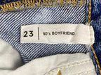 PacSun 90s Boyfriend Jeans Womens Sz 23 Blue Bleach Splatter Tie Dye 100% Cotton