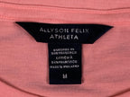 Athleta Allyson Felix Legend Tee  Canyon Coral Patience Graphic T-Shirt Sz M