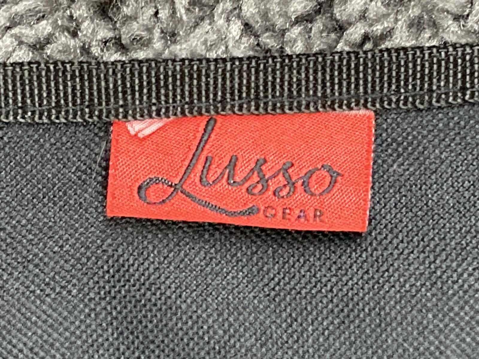 Lusso Gear Car Back Seat Organizer Black Travel Storage Hanging Bag Kids Baby