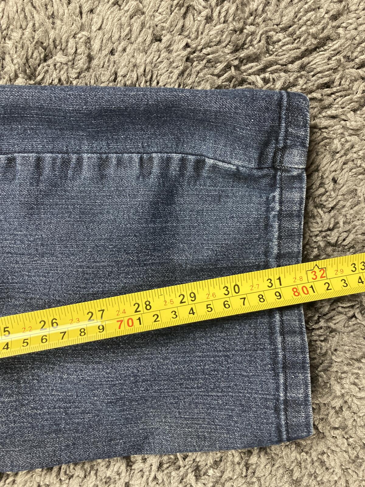 NYDJ Marilyn Straight Leg Jeans Wash Lift Tuck Made in USA Blue Denim Sz 12 M