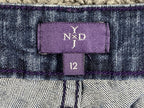 NYDJ Marilyn Straight Leg Jeans Wash Lift Tuck Made in USA Blue Denim Sz 12 M
