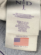 NYDJ Marilyn Straight Leg Jeans Wash Lift Tuck Made in USA Blue Denim Sz 12 M