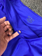 Athleta Ace Mesh Skort Size L Blue Tennis Golf Running Built In Shorts