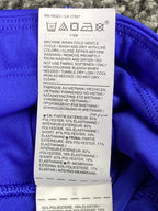 Athleta Ace Mesh Skort Size L Blue Tennis Golf Running Built In Shorts