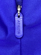 Athleta Ace Mesh Skort Size L Blue Tennis Golf Running Built In Shorts