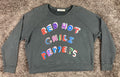 Letluv Anthropologie Red Hot Chili Peppers Sweatshirt Small Grey
