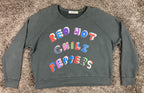 Letluv Anthropologie Red Hot Chili Peppers Sweatshirt Small Grey