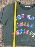 Letluv Anthropologie Red Hot Chili Peppers Sweatshirt Small Grey