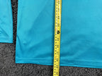 Columbia PFG Shirt Mens M Blue Fish Flag Long Sleeve Terminal Tackle UPF Sz M