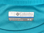 Columbia PFG Shirt Mens M Blue Fish Flag Long Sleeve Terminal Tackle UPF Sz M