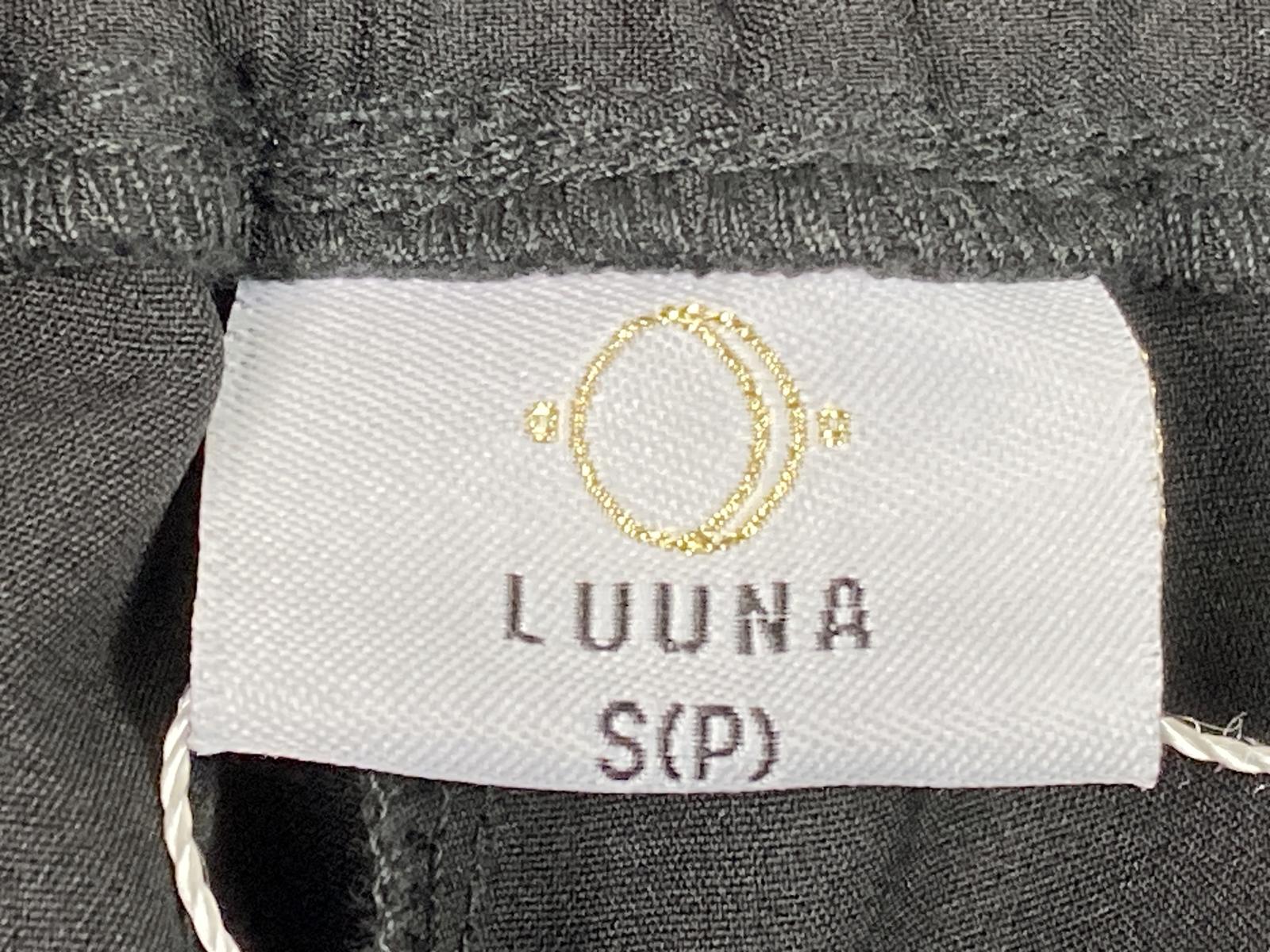 Luuna Astra Jogger Scrub Pants Womens Petite Size S Black Cargo Pockets NWT
