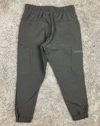 Luuna Astra Jogger Scrub Pants Womens Petite Size S Black Cargo Pockets NWT