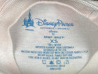 Disney Parks Sweatshirt Disneyland Resort Tie Dye Women's Pastel Glitter Sz XS